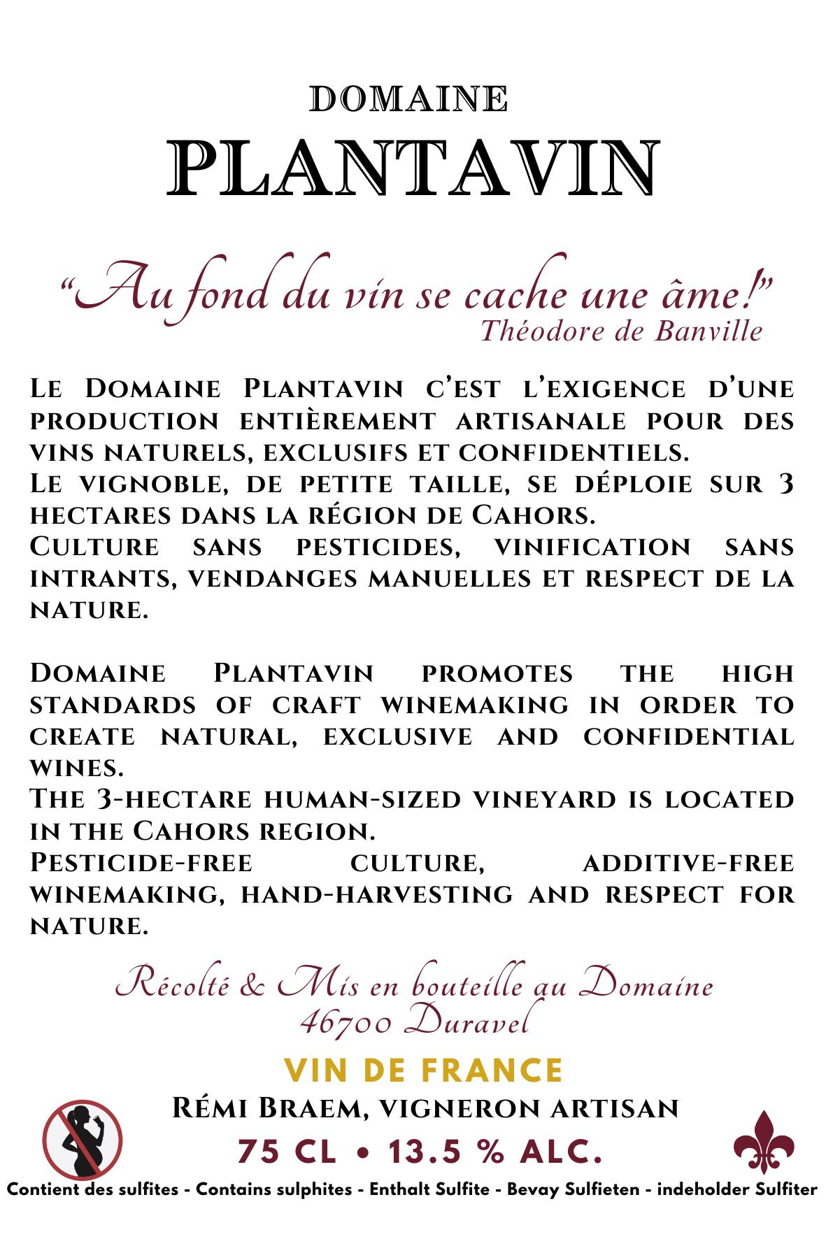Domaine Plantavin INITIUM Merlot 2021