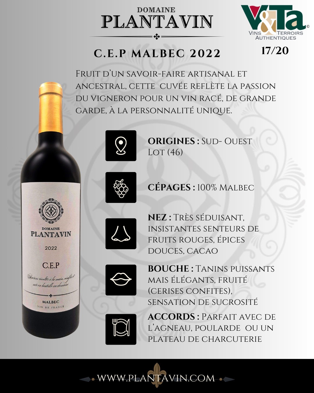 Domaine Plantavin C.E.P Malbec 2022