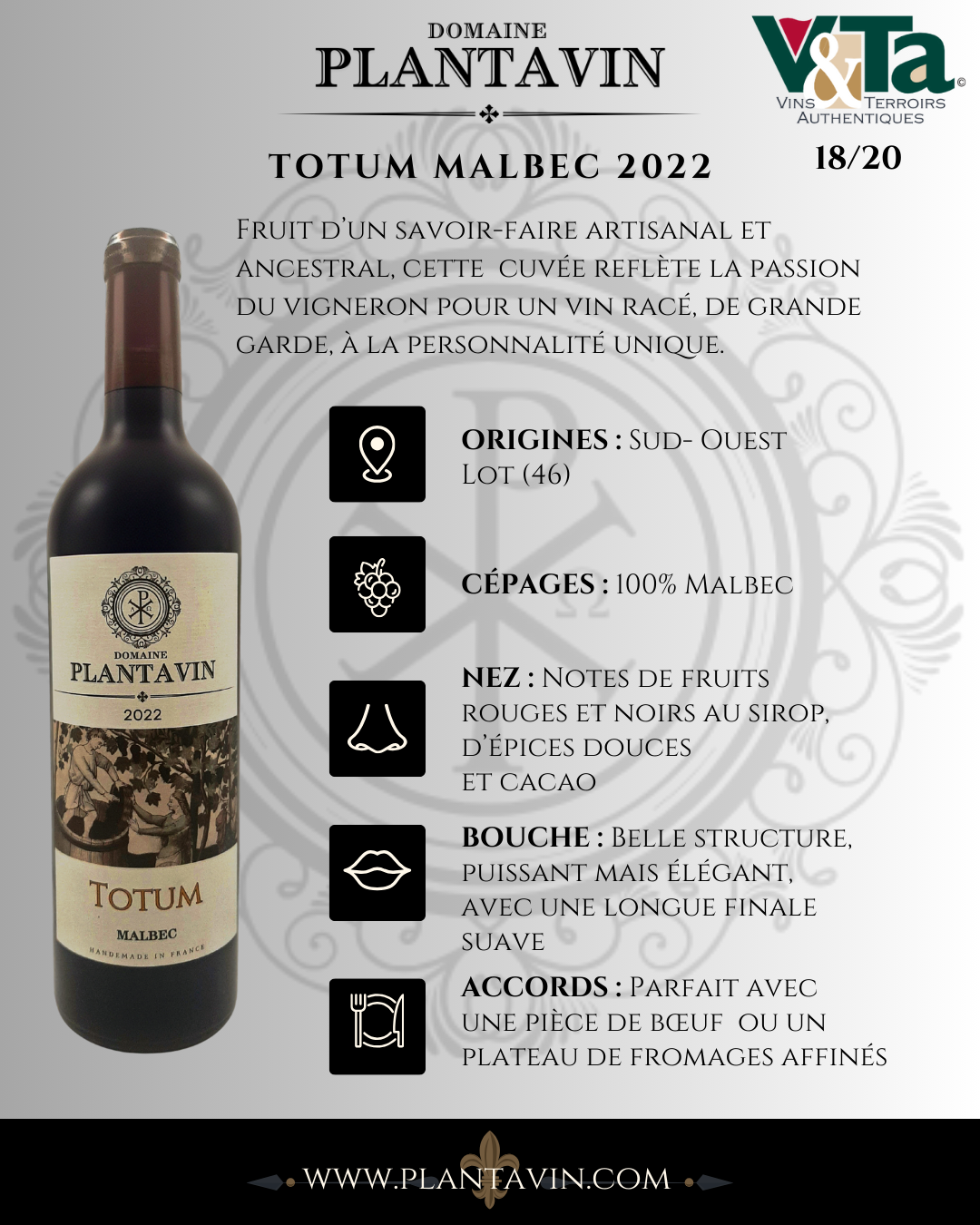 Domaine Plantavin TOTUM Malbec 2022